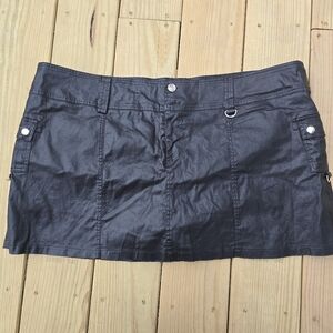 dELiA*s Black High-Waist Mini Skirt